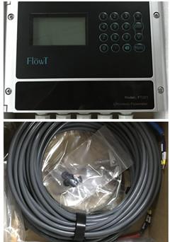 Abrazadera de medidor de flujo ultrasónico en